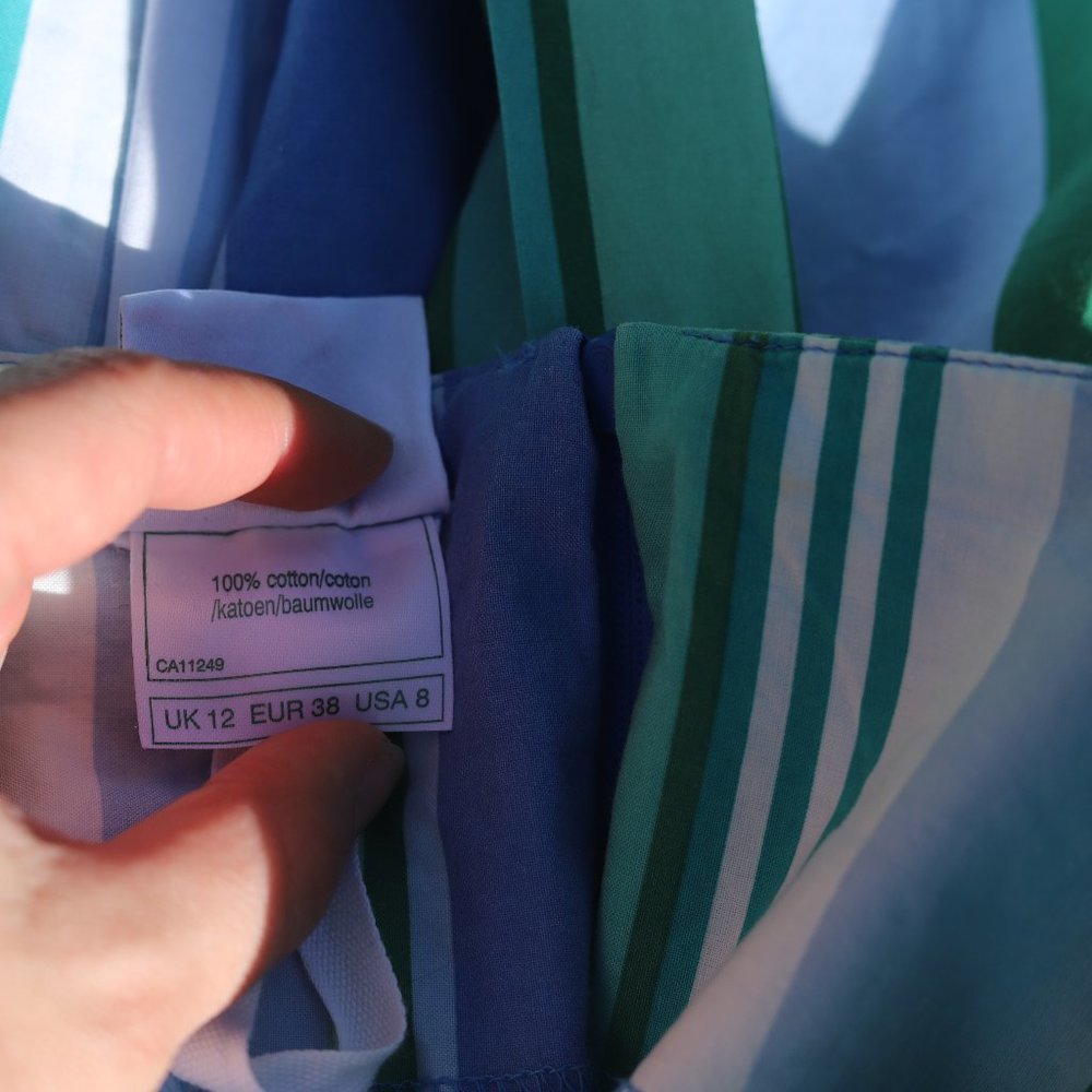 Vintage Laura Ashley Striped Dress - Picture 8 of 8